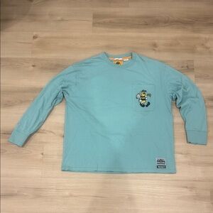 Timberland X BeeLine Billionaire Boys Club Teal Long Sleeve XL graphic Shirt